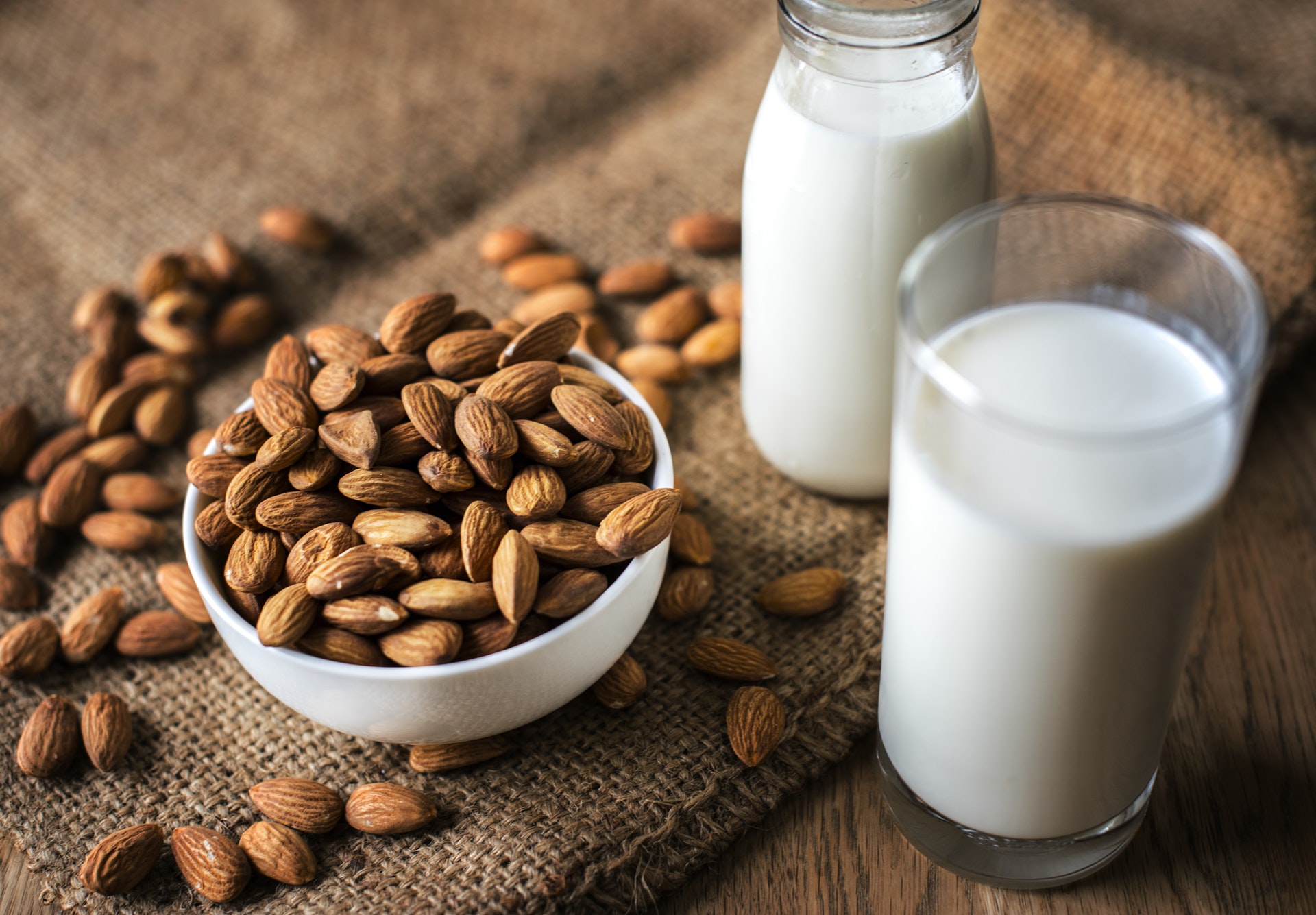 Almond milk and soy milk can keep you healthy