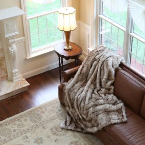 Best Home Fashion Faux Fur Full Throw Blanket. Amazon.com