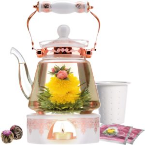 Buckingham Palace Teapot & Flowering Tea Gift Set. Amazon.com