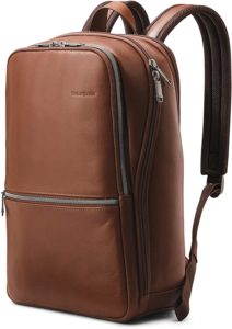 Samsonite Classic Leather Slim Backpack. Amazon.com