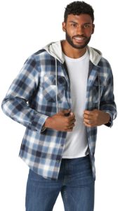 Shirt Jacket with Hood. Amazon.com