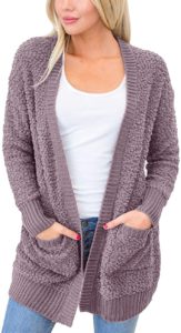 Soft Chunky Knit Sweater Open Front Cardigan. Amazon.com