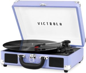 Victrola Vintage 3-Speed Bluetooth Portable Suitcase Record Player. Amazon.com