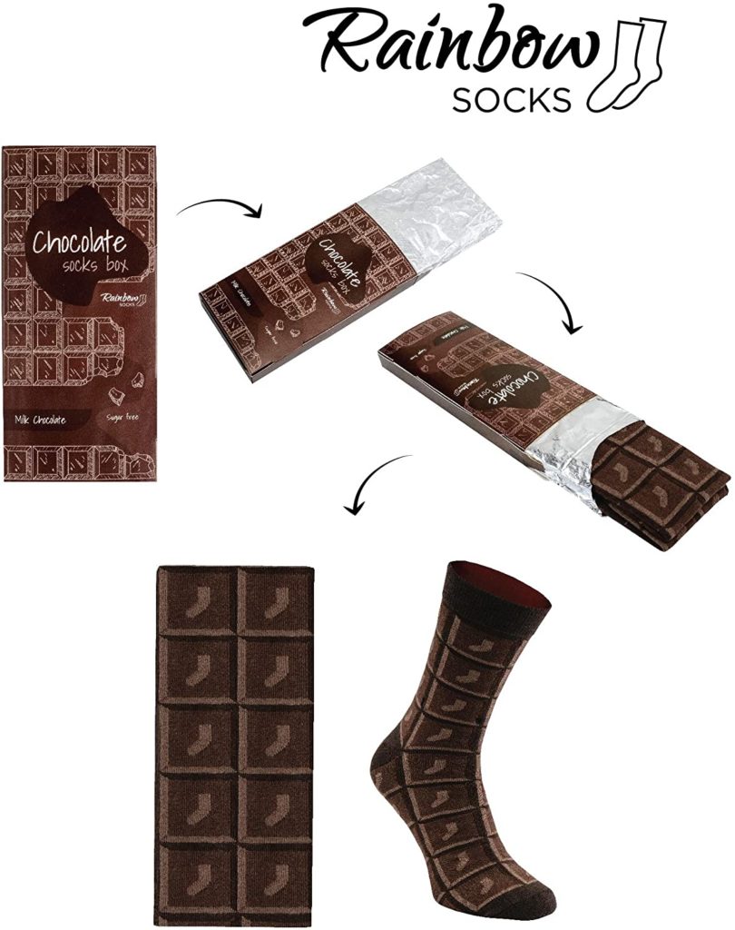Chocolate Bar Socks. Amazon.com
