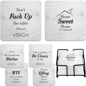 Funny Coasters for Drinks. Amazon.com