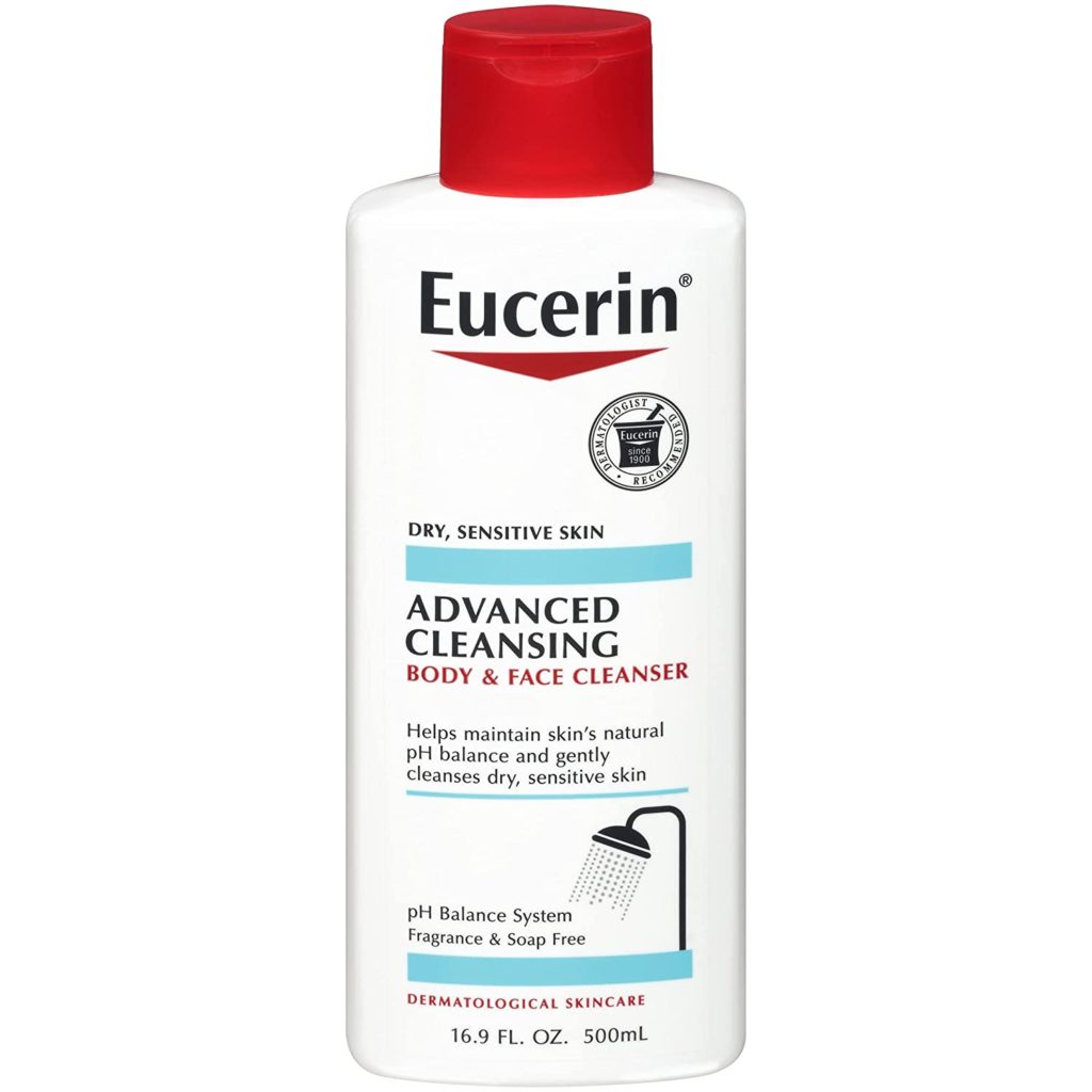 Eucerin Advanced Cleansing Body and Face Cleanser. Amazon.com