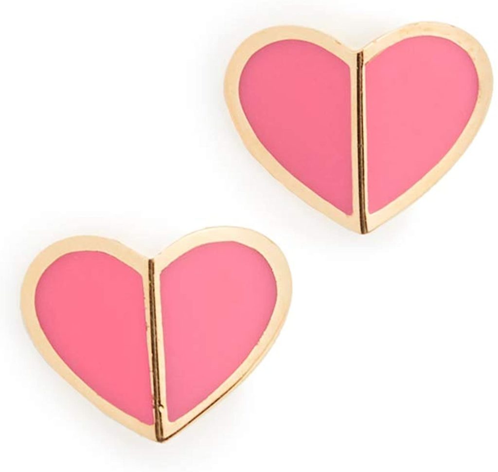 Kate Spade Women's Heritage Spade Heart Stud Earrings. Amazon.com
