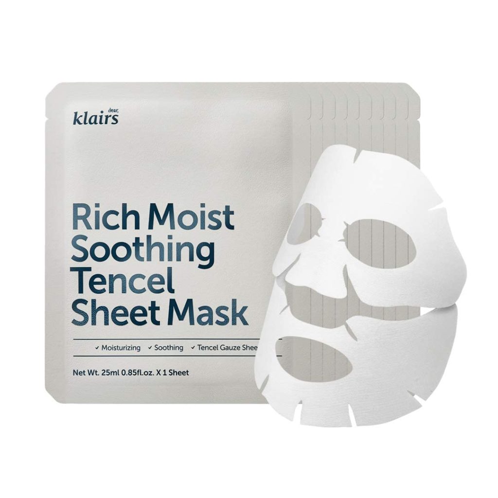 [DearKlairs] Rich Moist Soothing Tencel Sheet Mask. Amazon.com
