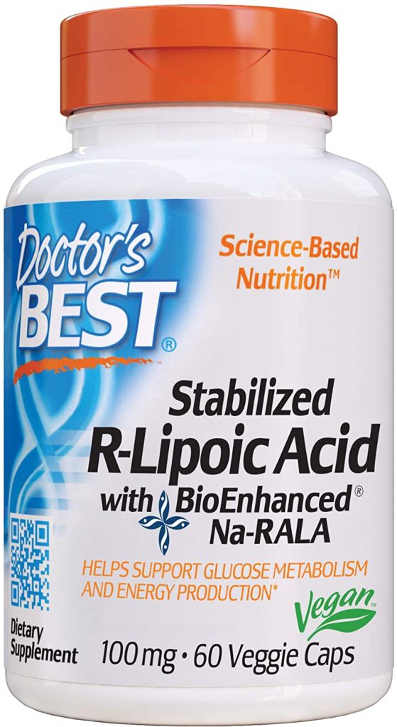 Doctor's Best Stabilized R-Lipoic Acid. Amazon.com