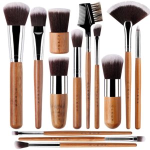 Bamboo Makeup Brushes Professional Set. Amazon.com