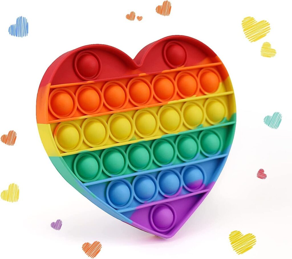 Heart Pop Fidget Toy. Amazon.com