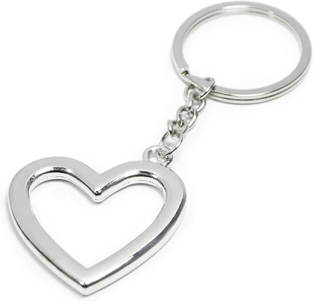 Heart-shaped Key Chain. Amazon.com