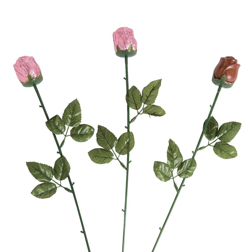 Pink Chocolate Long Stem Roses. Amazon.com