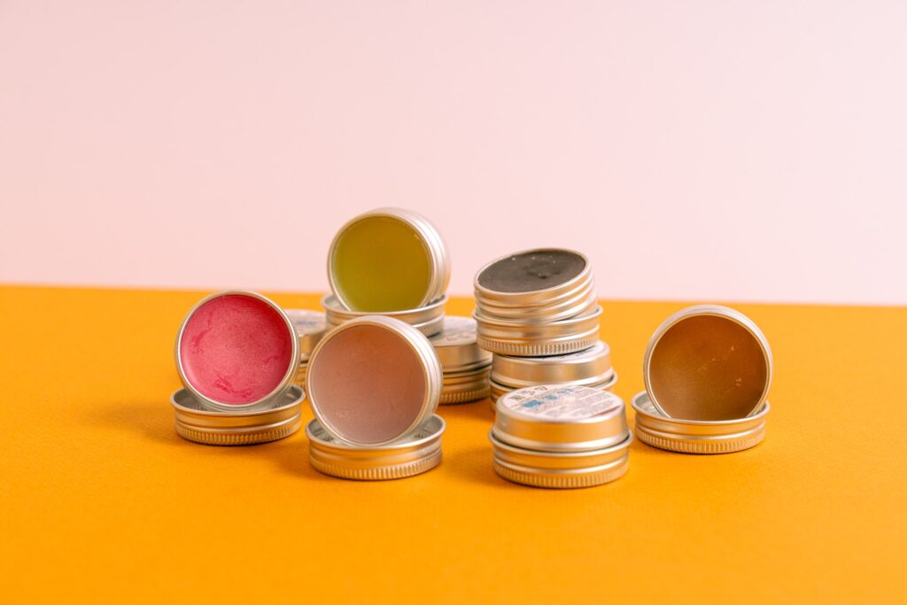 Lip balm containers