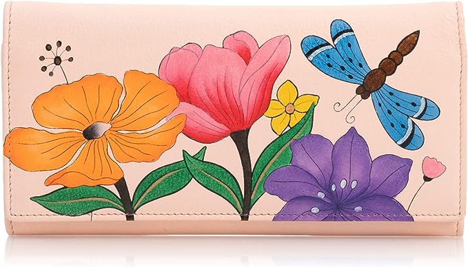 Anna by Anuschka Women's Hand Painted Leather Wallet
