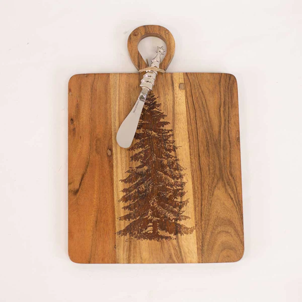CHRISTMAS TREE BOARD AND SPREADER GIFT SET