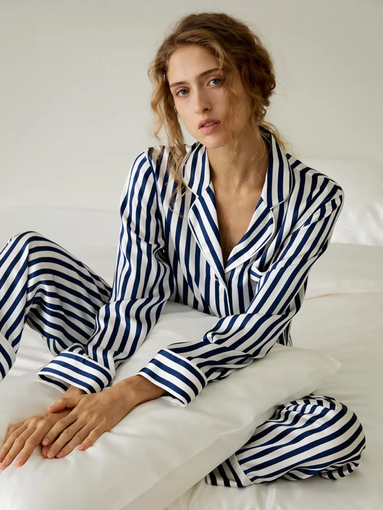 Full Length Striped Pajama Set