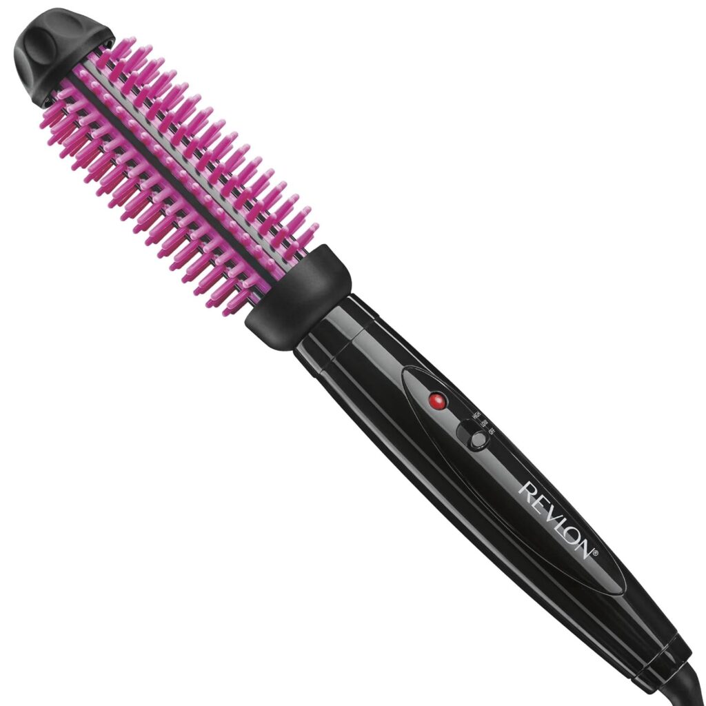 REVLON Silicone Bristle Heated Hair Styling Brush